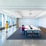 Gensler Architects Office, Oakland, CA | Sliding Stacking Wall W/90 Degree Corner Turn