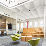 Spark Capital SOHO | Architect: Desai Chia Architecture | PK30 12' High Fixed Panels, 12' Feet High Swing Door