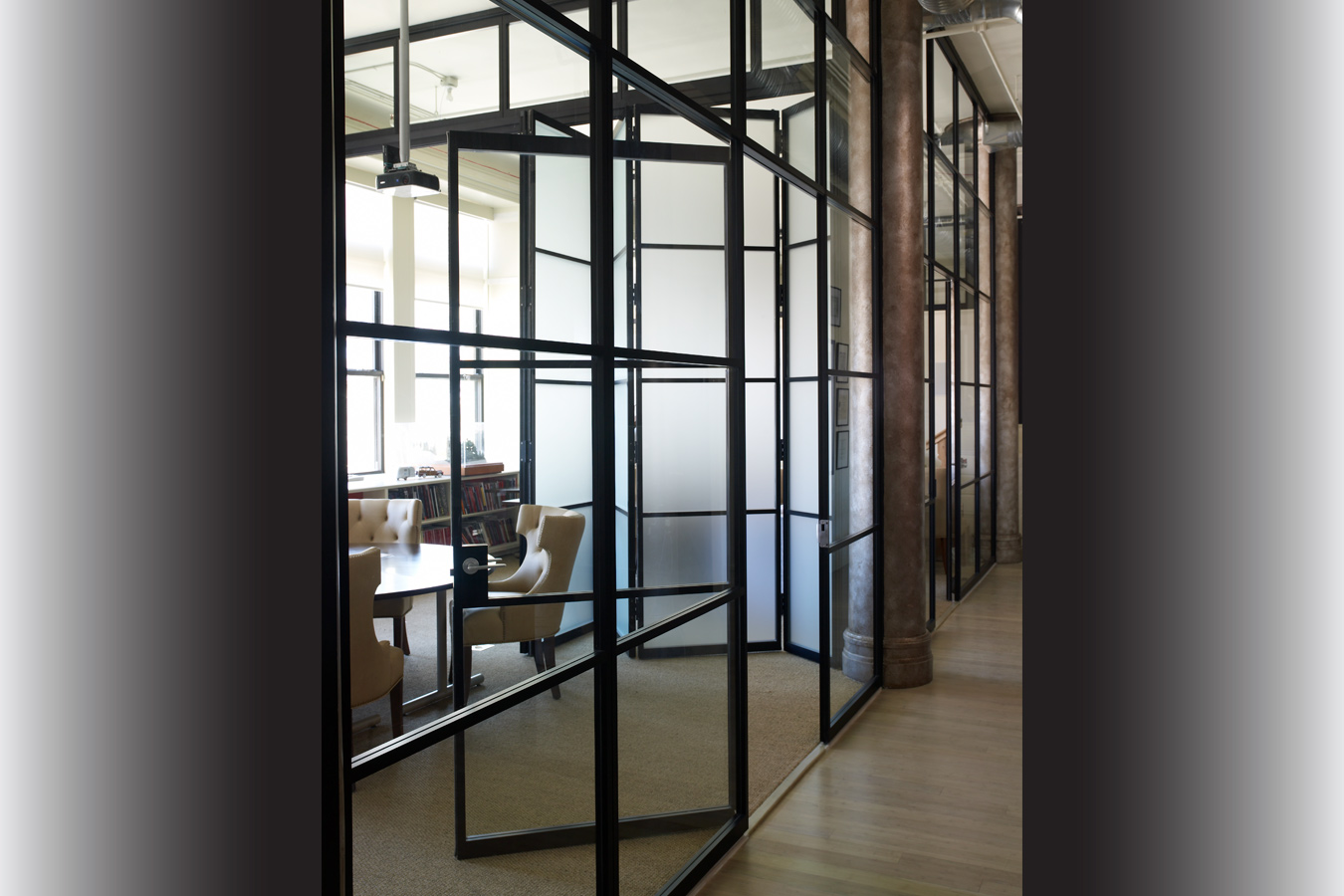 Interior Space Management | David Easton and Eric J Smith Architect, Union Square, NYC | Fixed Panels, Swing Doors, Folding Wall