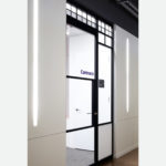 32BJ Service Employees International Union | New York City | Architect: Gerner Kronick + Valcarcel | Swing Doors, Fixed Panels