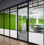 32BJ Service Employees International Union | New York City | Architect: Gerner Kronick + Valcarcel | Swing Doors, Fixed Panels