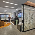 Perkins + Will, NYC | Space configuration flexibility | 63 Linear Feet, Sliding doors + Fixed Panels + Swing Door