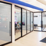 Smile Train New World Headquarters | New York City | Architect: Jattuso Architecture PLLC | Sliding Doors, Fixed Panels, Swing Doors, Bi-folding Wall